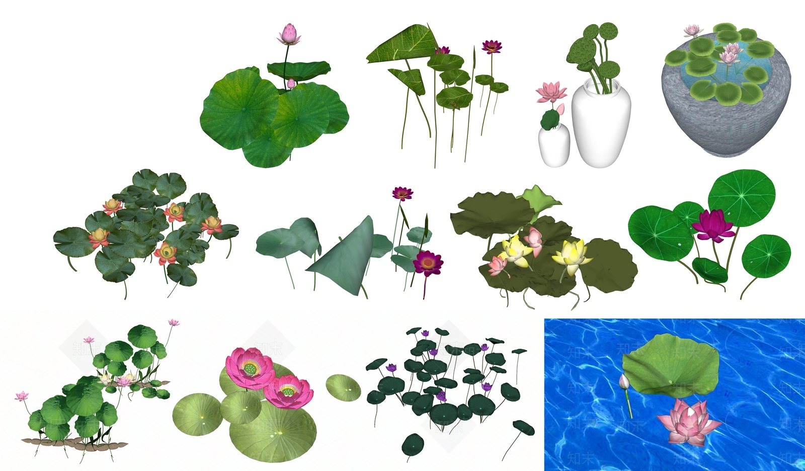 现代花SU模型下载【ID:194476558】