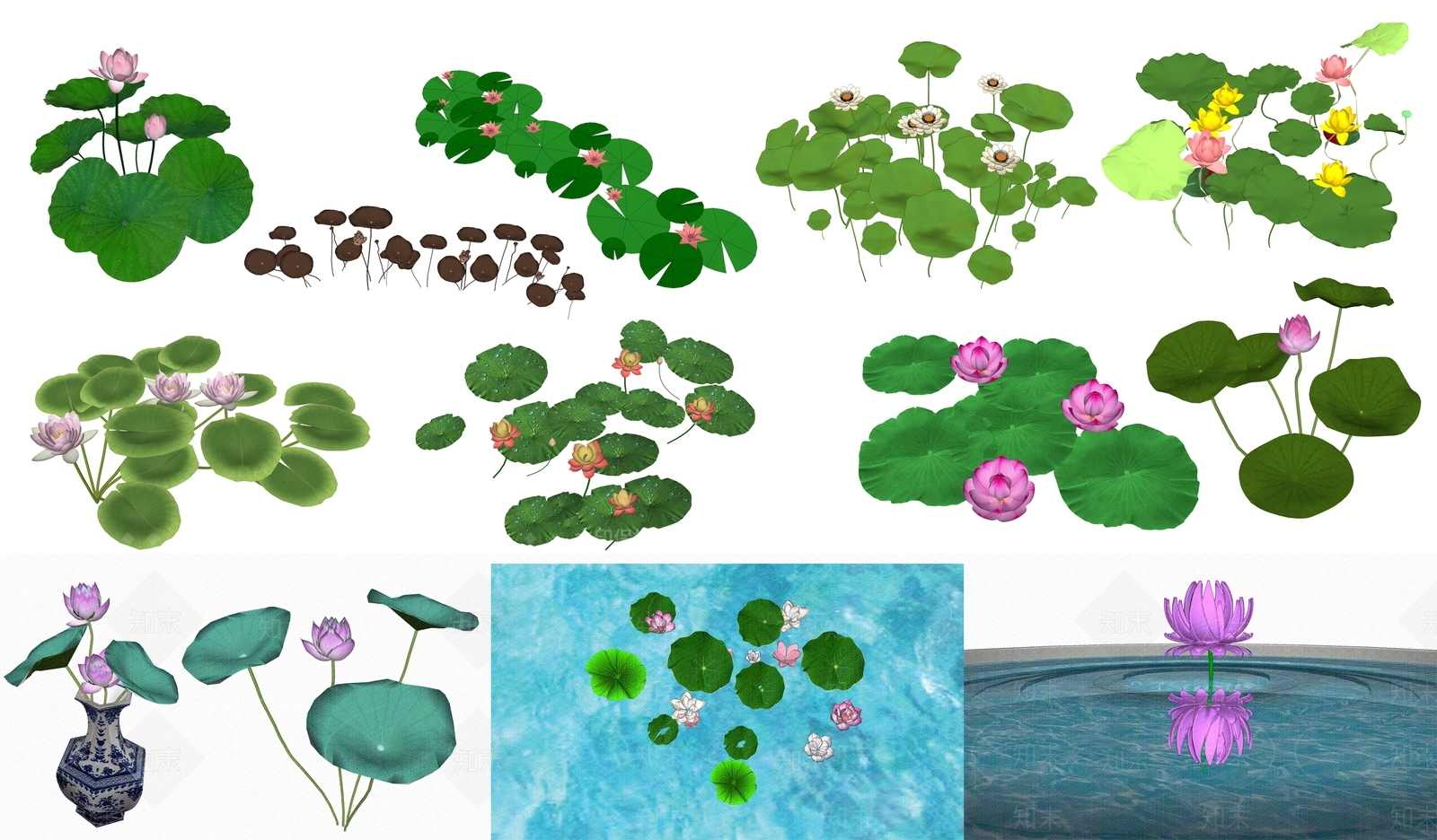 现代花SU模型下载【ID:194476556】