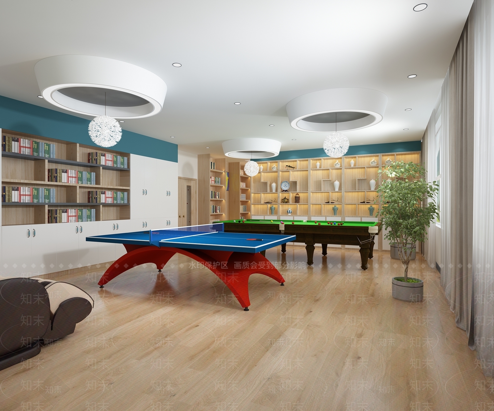 北欧图书馆3D模型下载【ID:894546201】