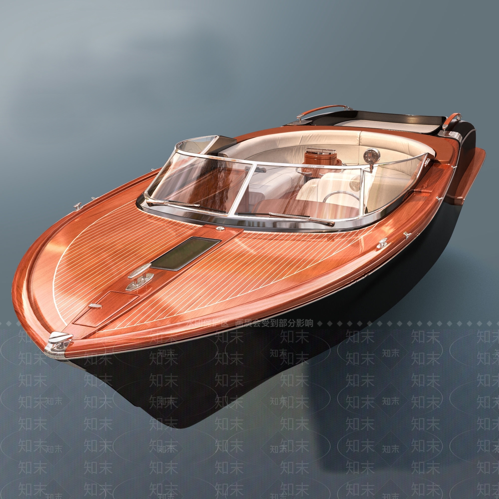 现代舰船快艇3D模型下载【ID:694585917】