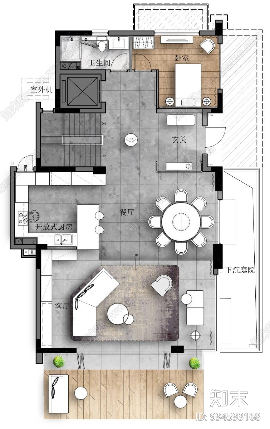 别墅样板房cad施工图下载【ID:994593168】