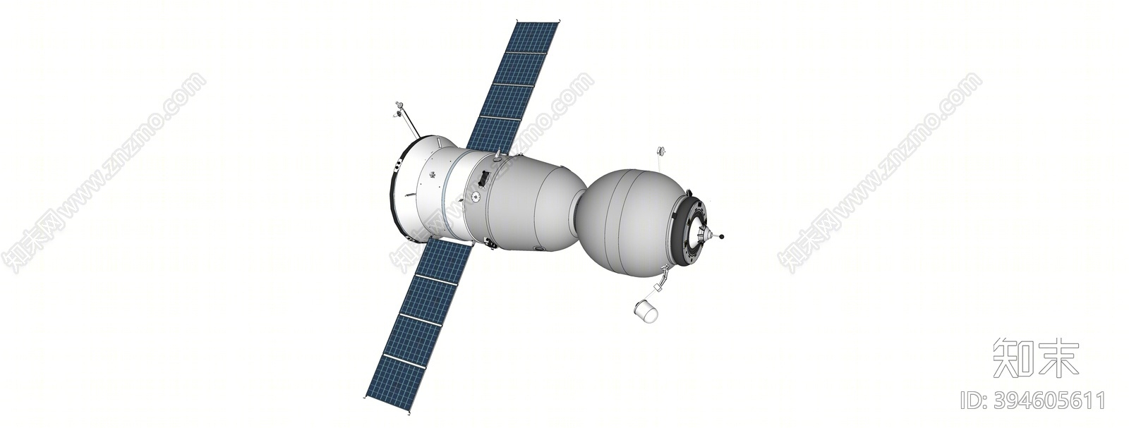 现代航天飞行器SU模型下载【ID:394605611】