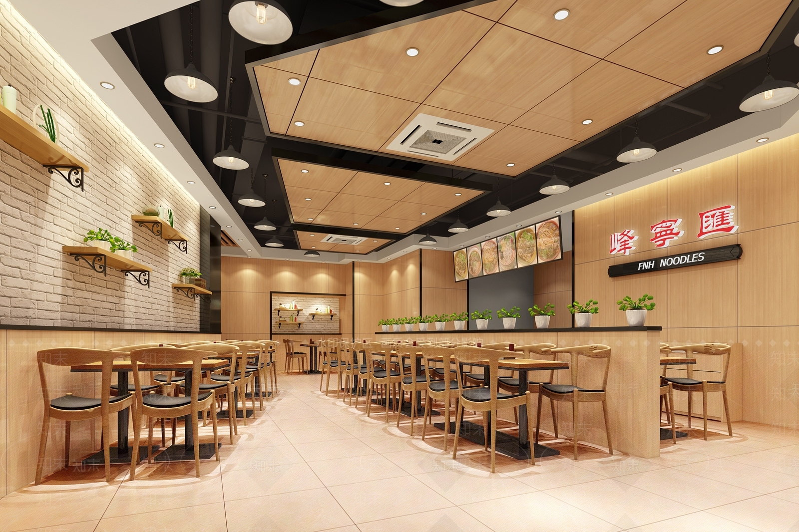 新中式火锅店3D模型下载【ID:394610259】
