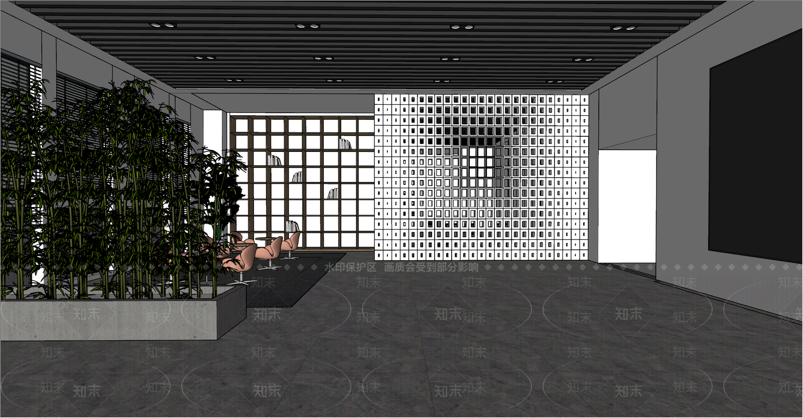 现代博物馆SU模型下载【ID:694638321】