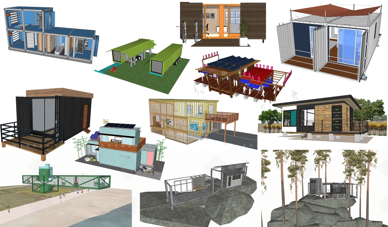 现代其他公建SU模型下载【ID:394665401】