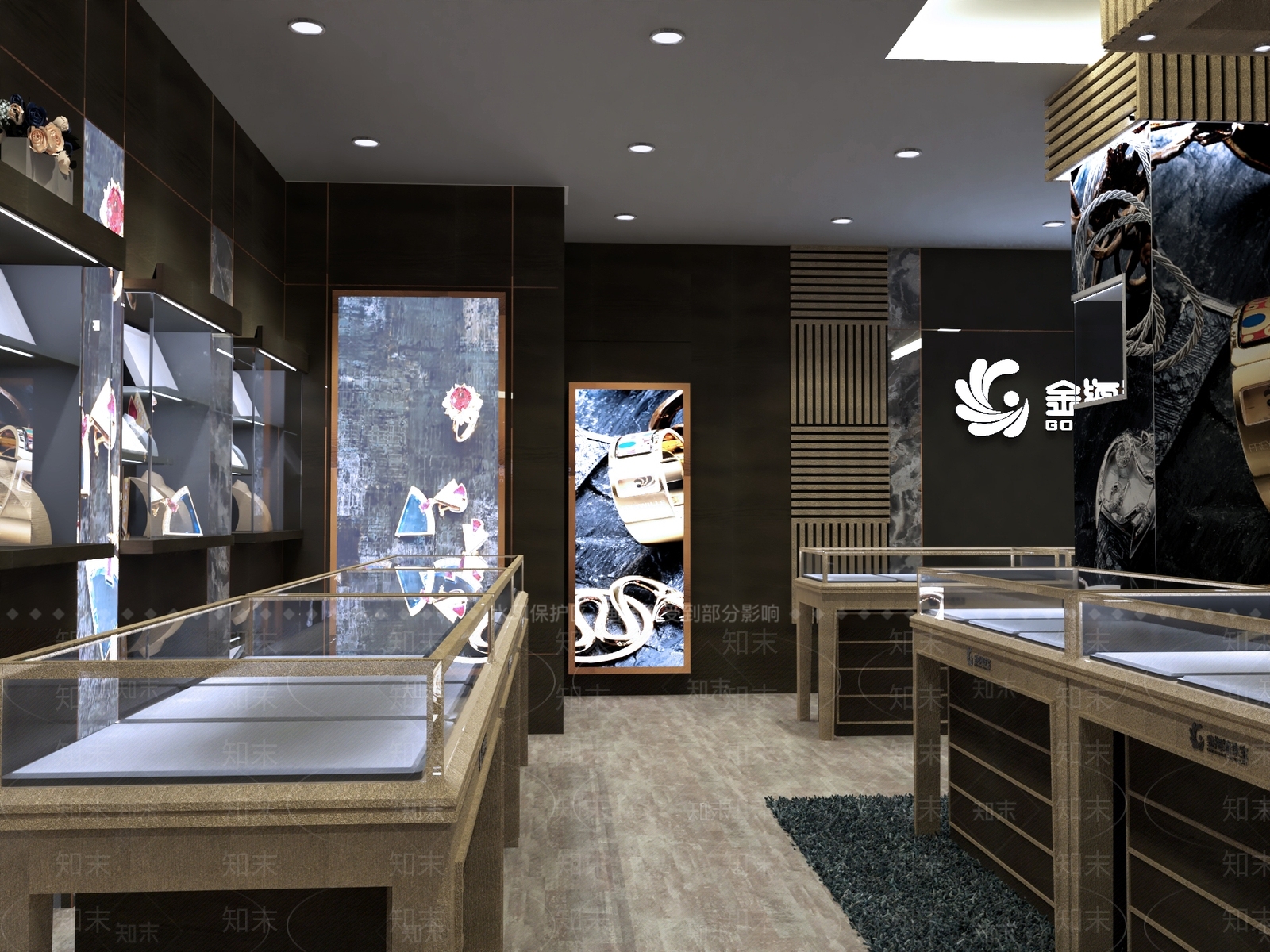 现代珠宝店SU模型下载【ID:194665478】