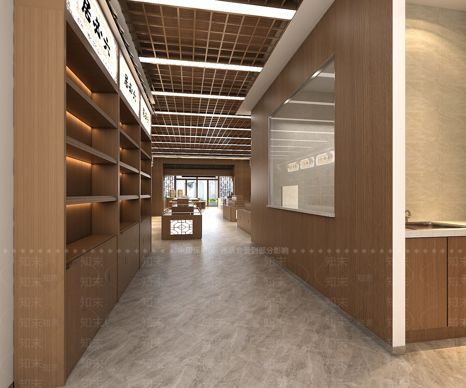 新中式超市3D模型下载【ID:594700355】