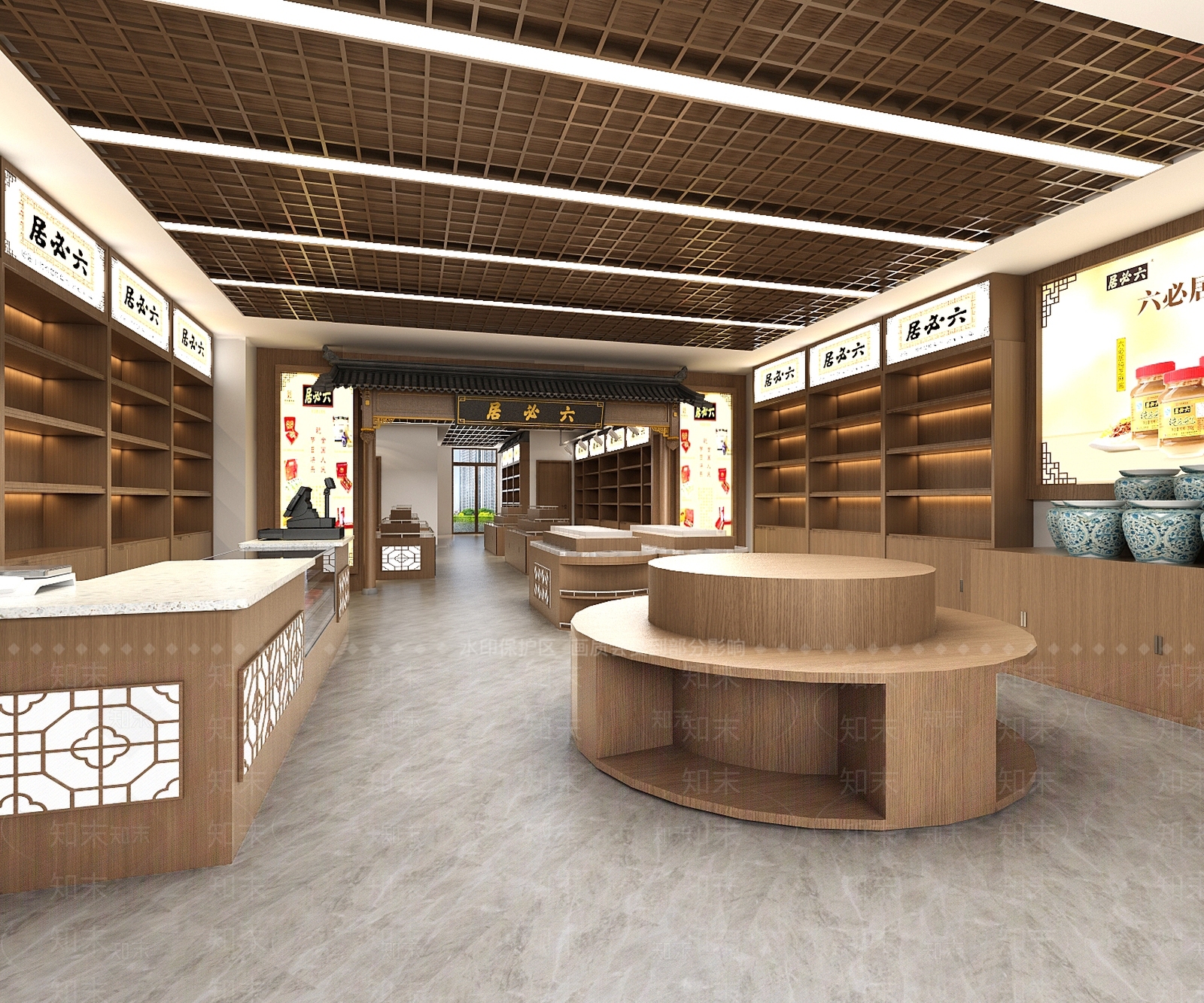 新中式超市3D模型下载【ID:594700355】