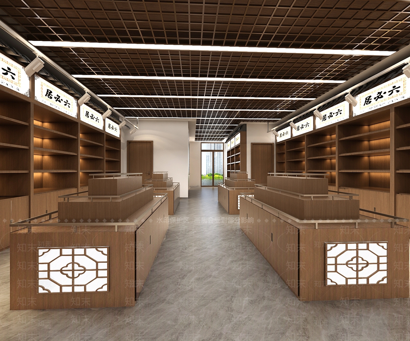 新中式超市3D模型下载【ID:594700355】