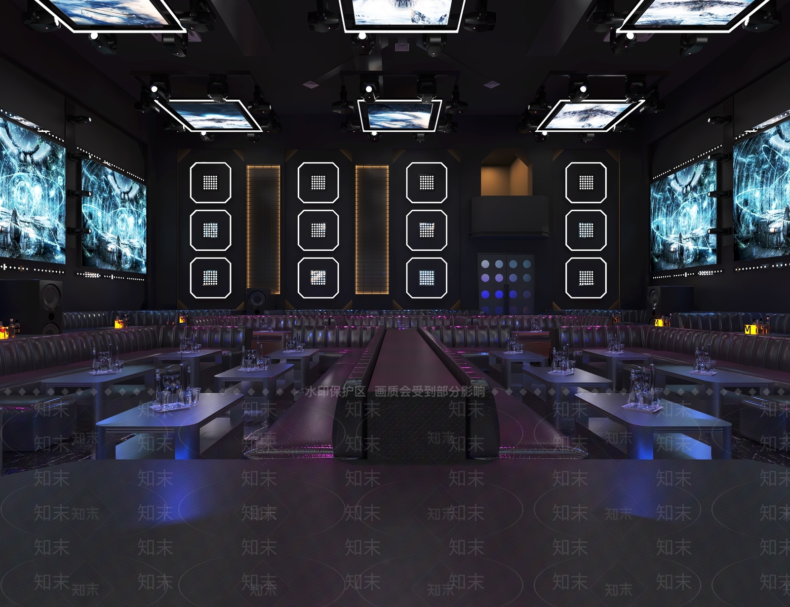 工业风酒吧3D模型下载【ID:494713473】
