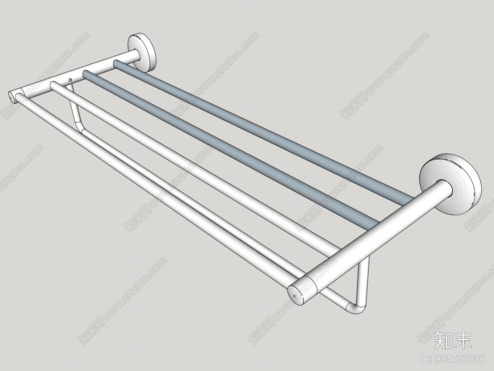 现代毛巾架SU模型下载【ID:994722538】