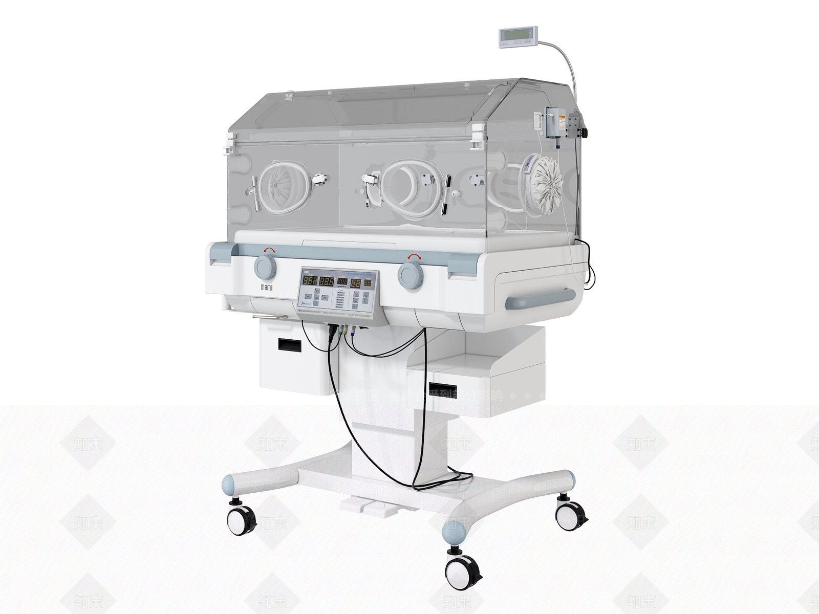 现代婴儿保温箱3D模型下载【ID:394755114】