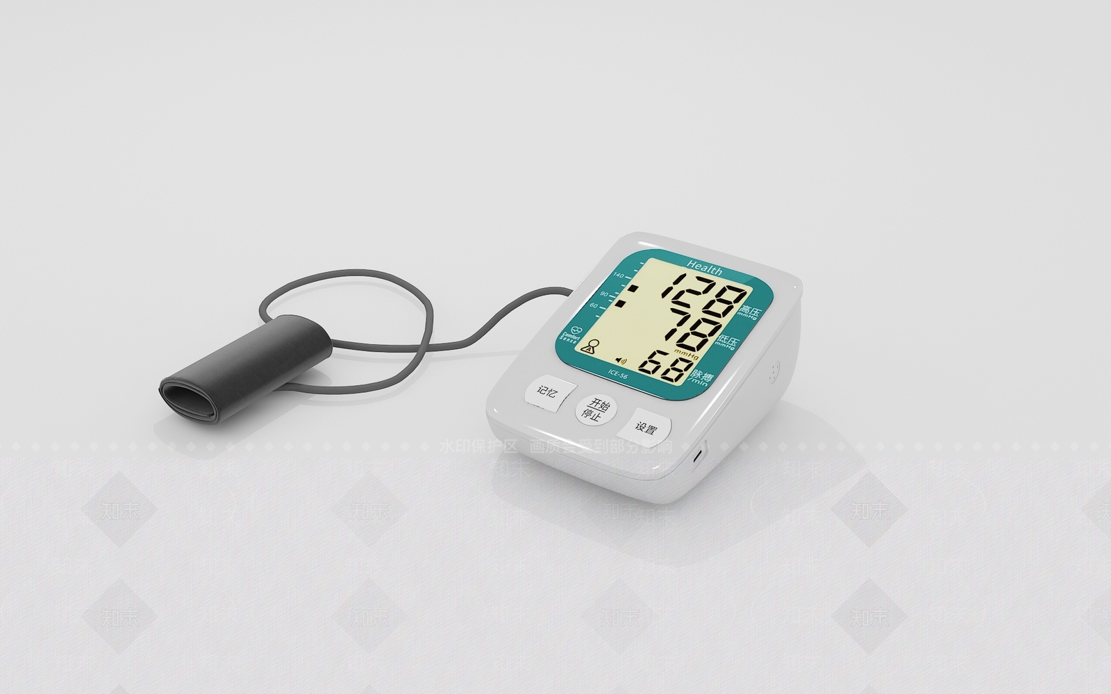 现代血压仪器3D模型下载【ID:394761116】