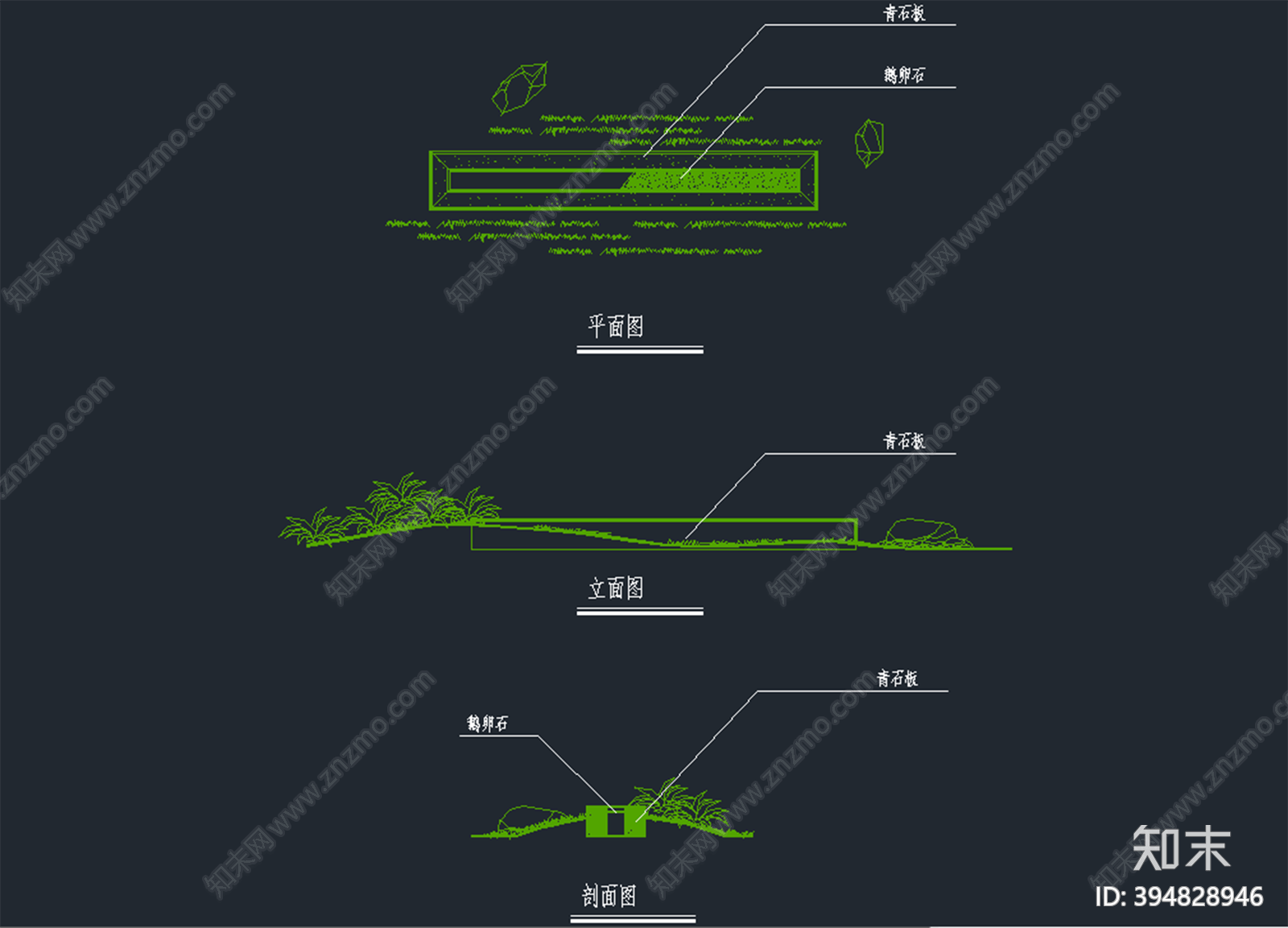草坪施工图下载【ID:394828946】