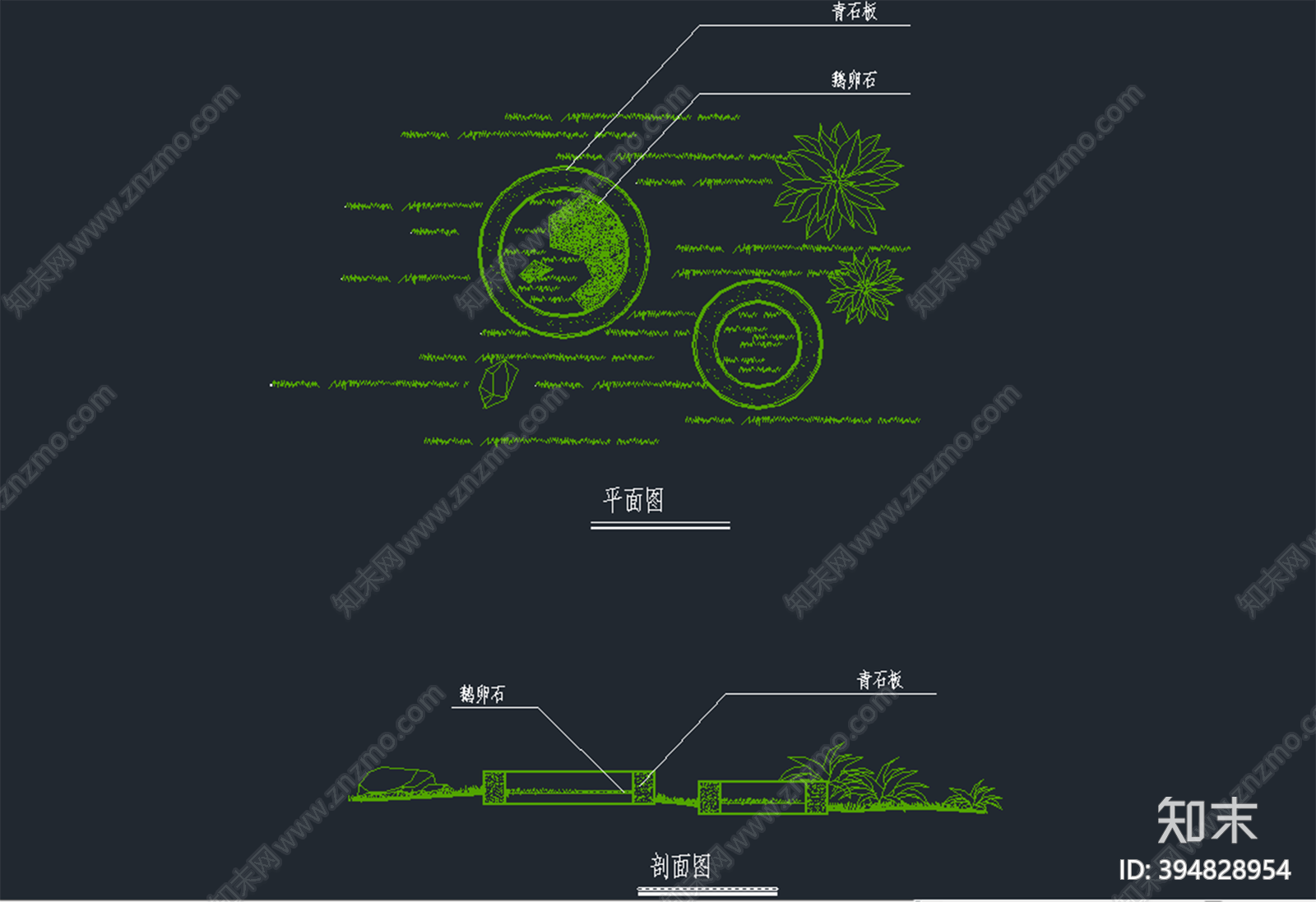 草坪施工图下载【ID:394828954】