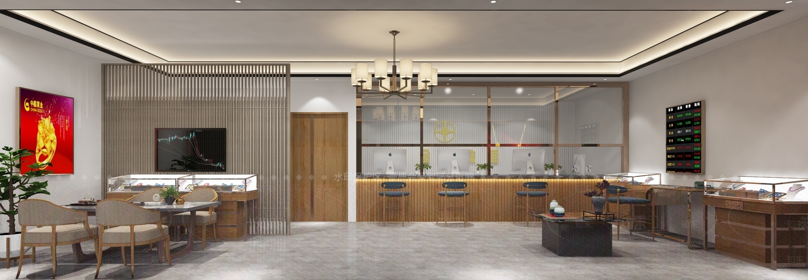 现代珠宝店3D模型下载【ID:594856815】