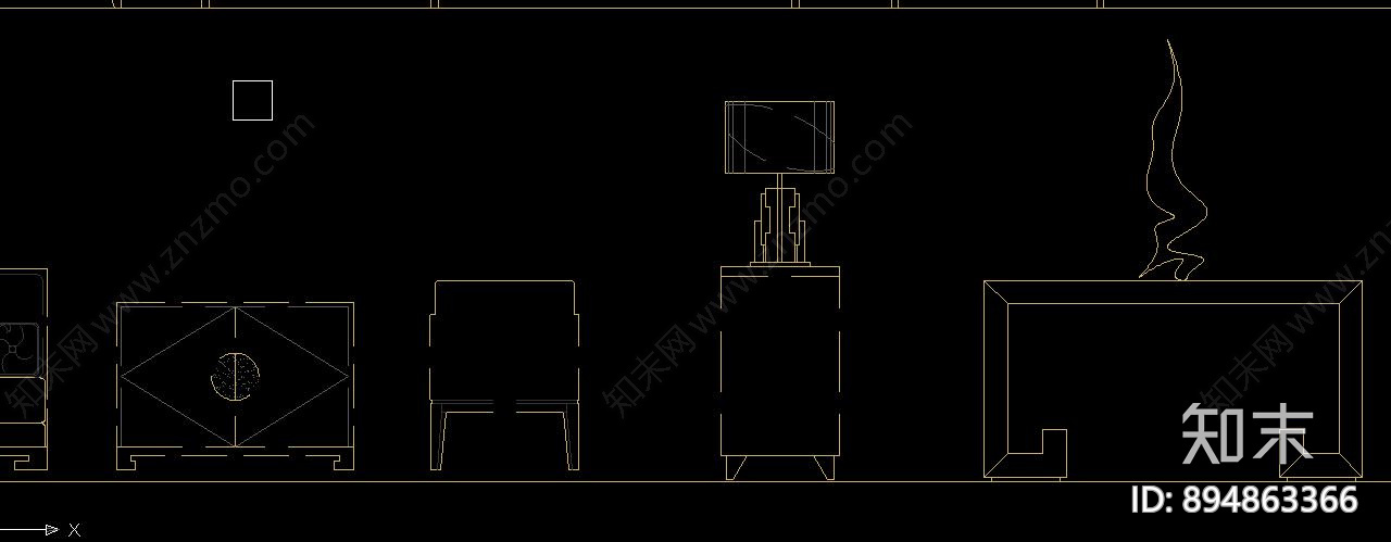 电视柜cad施工图下载【ID:894863366】