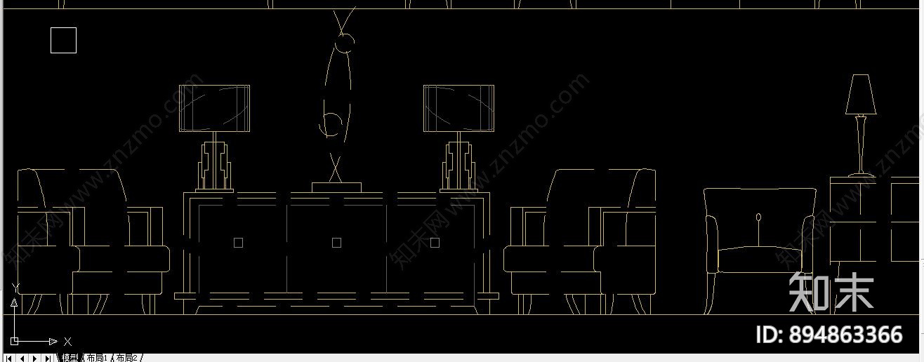 电视柜施工图下载【ID:894863366】