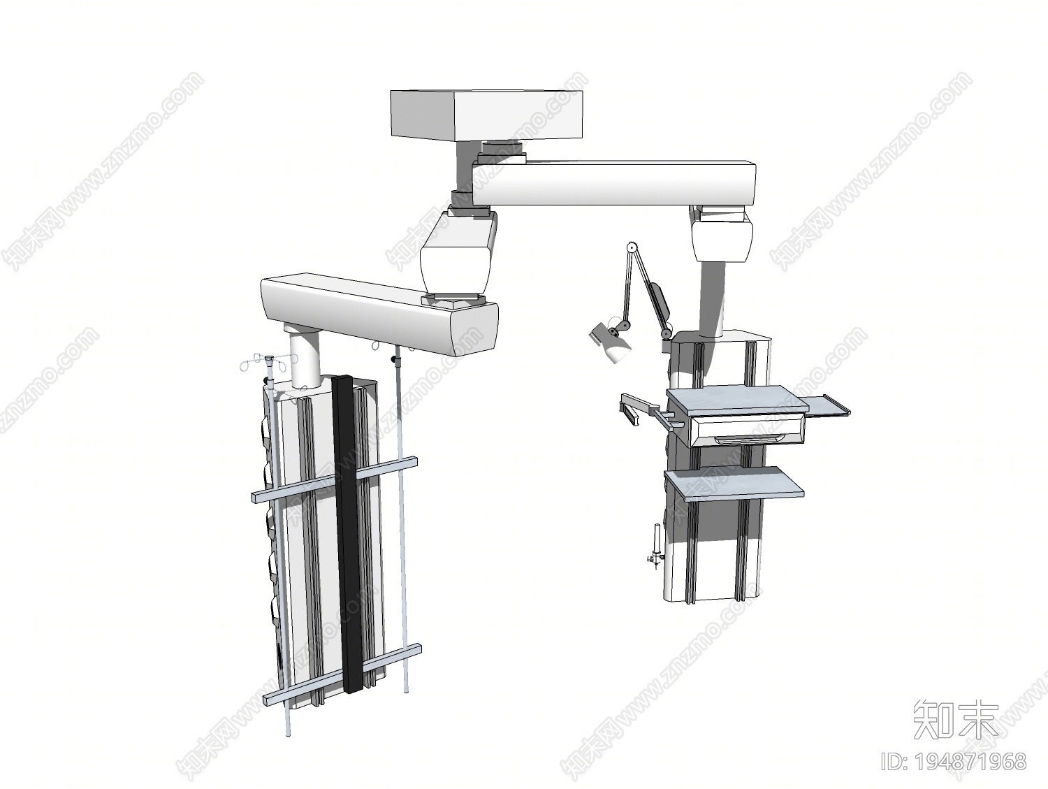 现代医疗器材SU模型下载【ID:194871968】