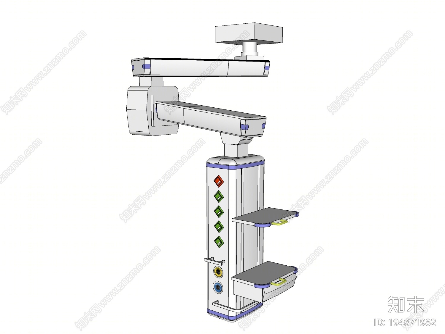 现代医疗器材SU模型下载【ID:194871982】