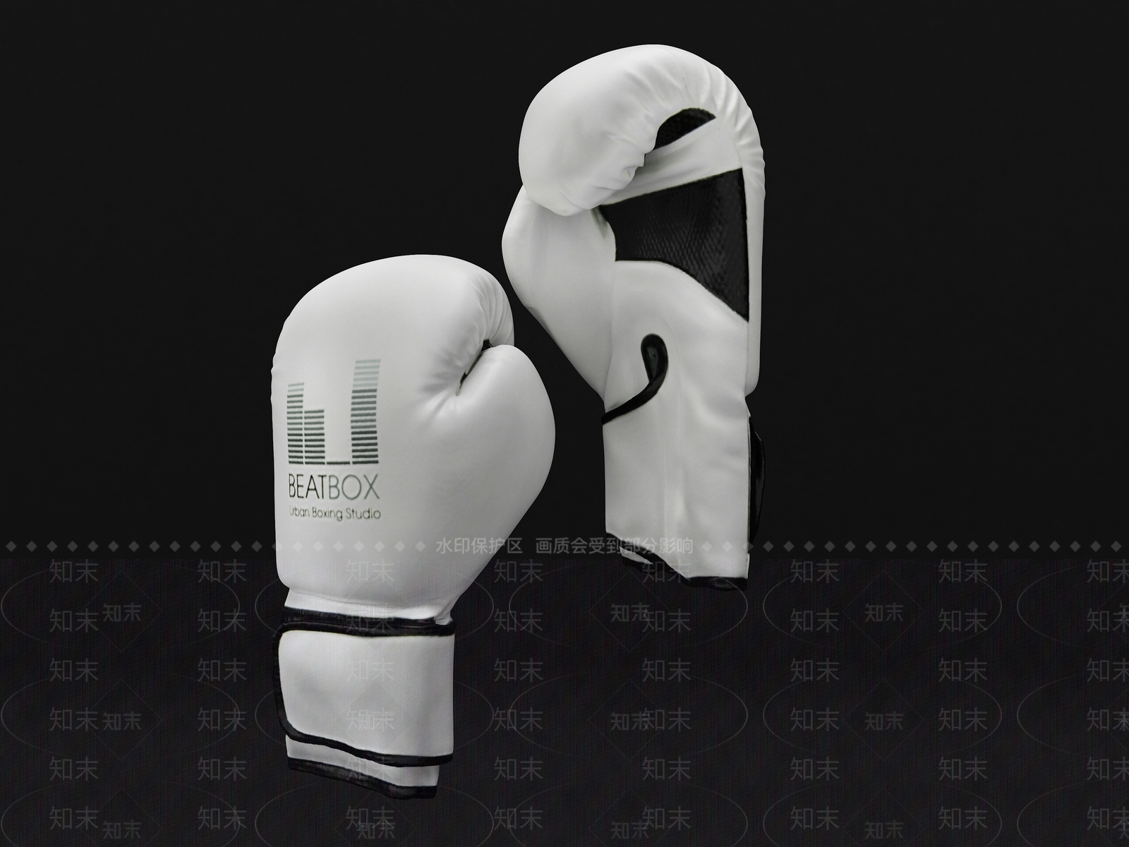 现代拳击手套3D模型下载【ID:294873675】
