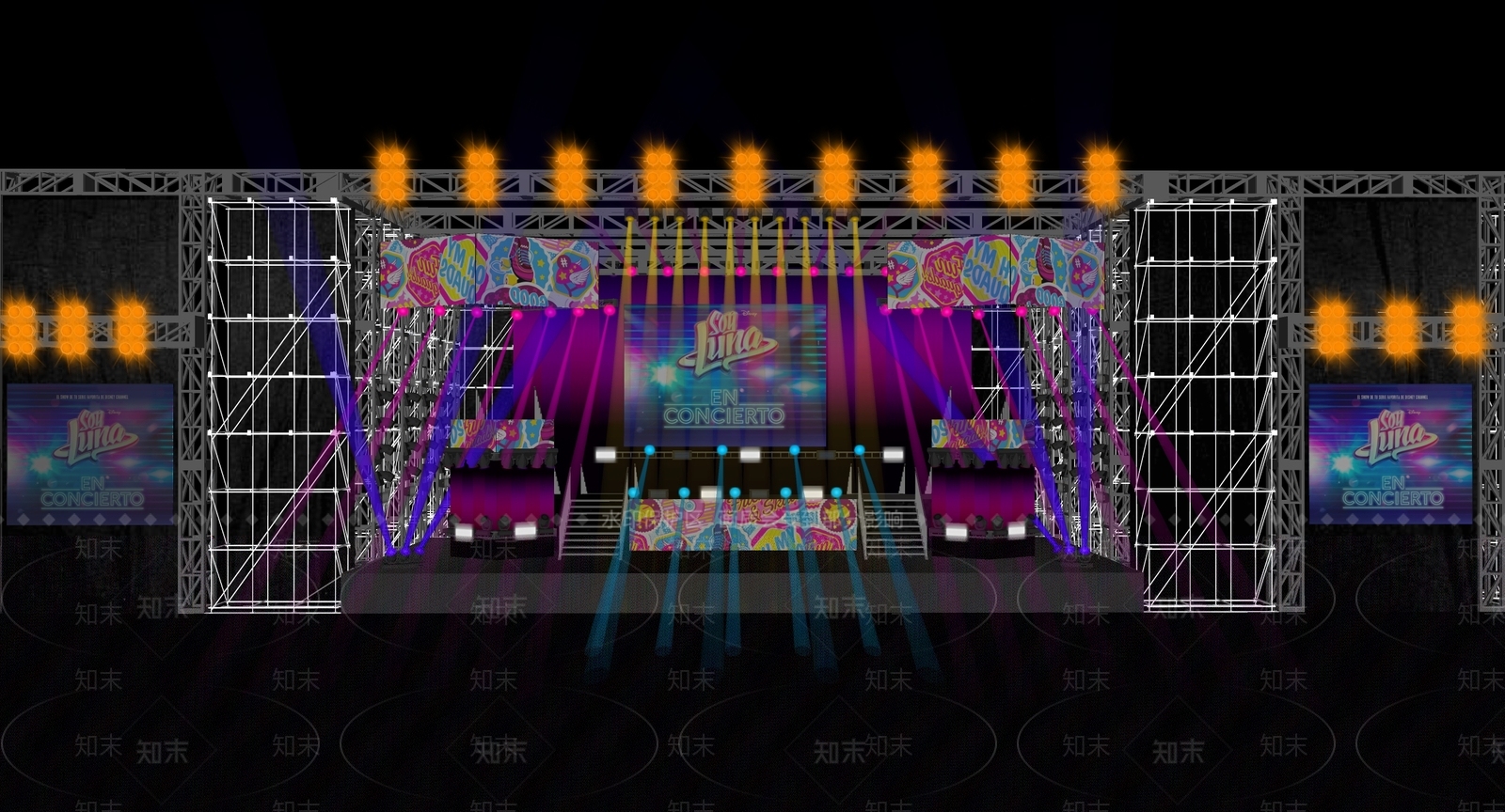 工业舞台SU模型下载【ID:994900408】