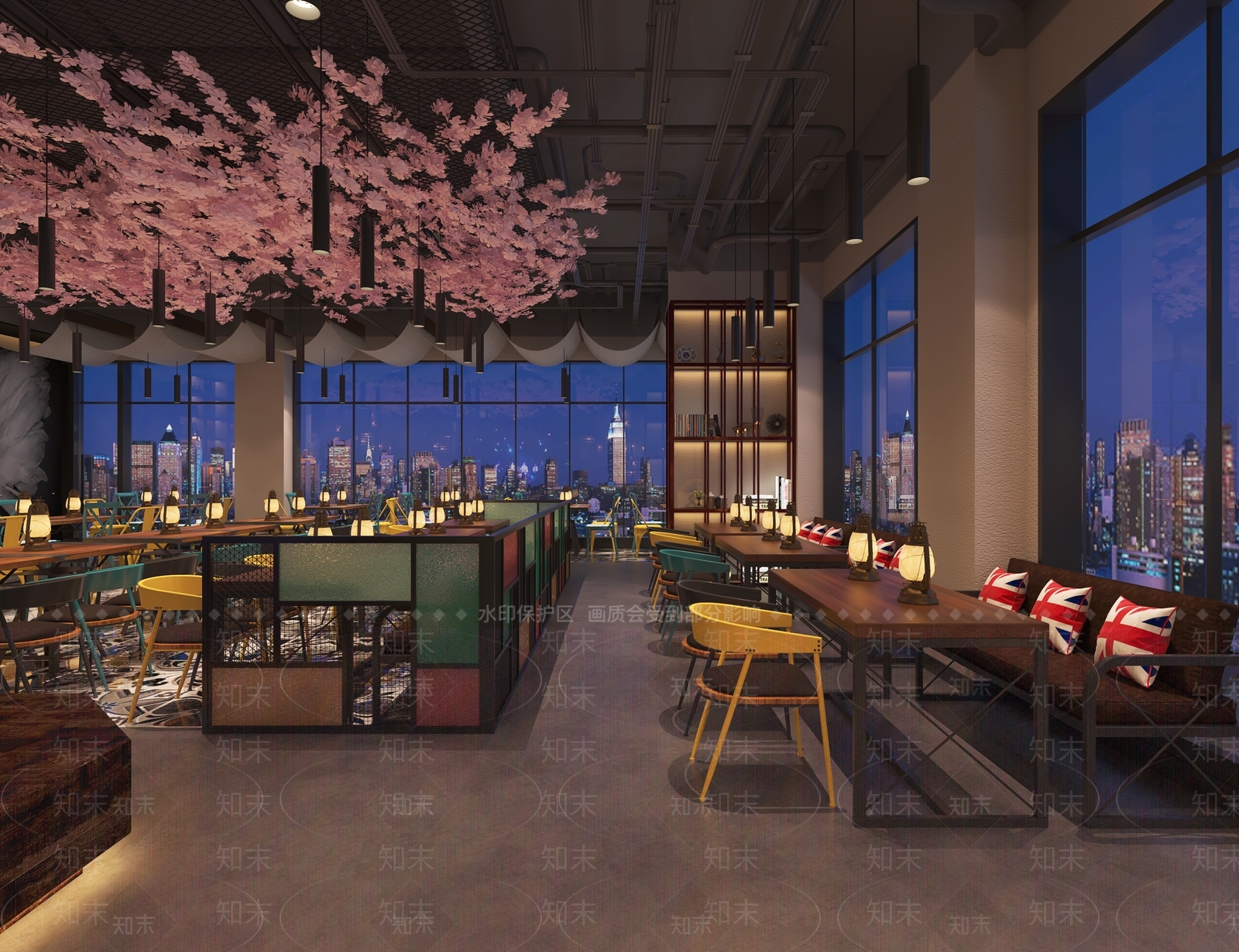 工业风酒吧3D模型下载【ID:494907439】