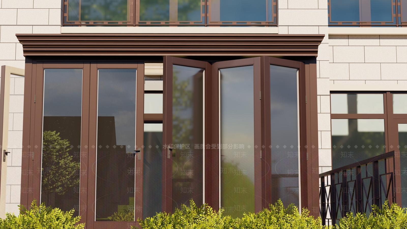 现代家居阳台SU模型下载【ID:694913518】