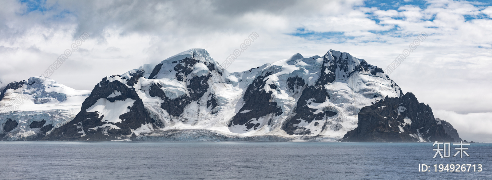 雪山海景图贴图下载【ID:194926713】