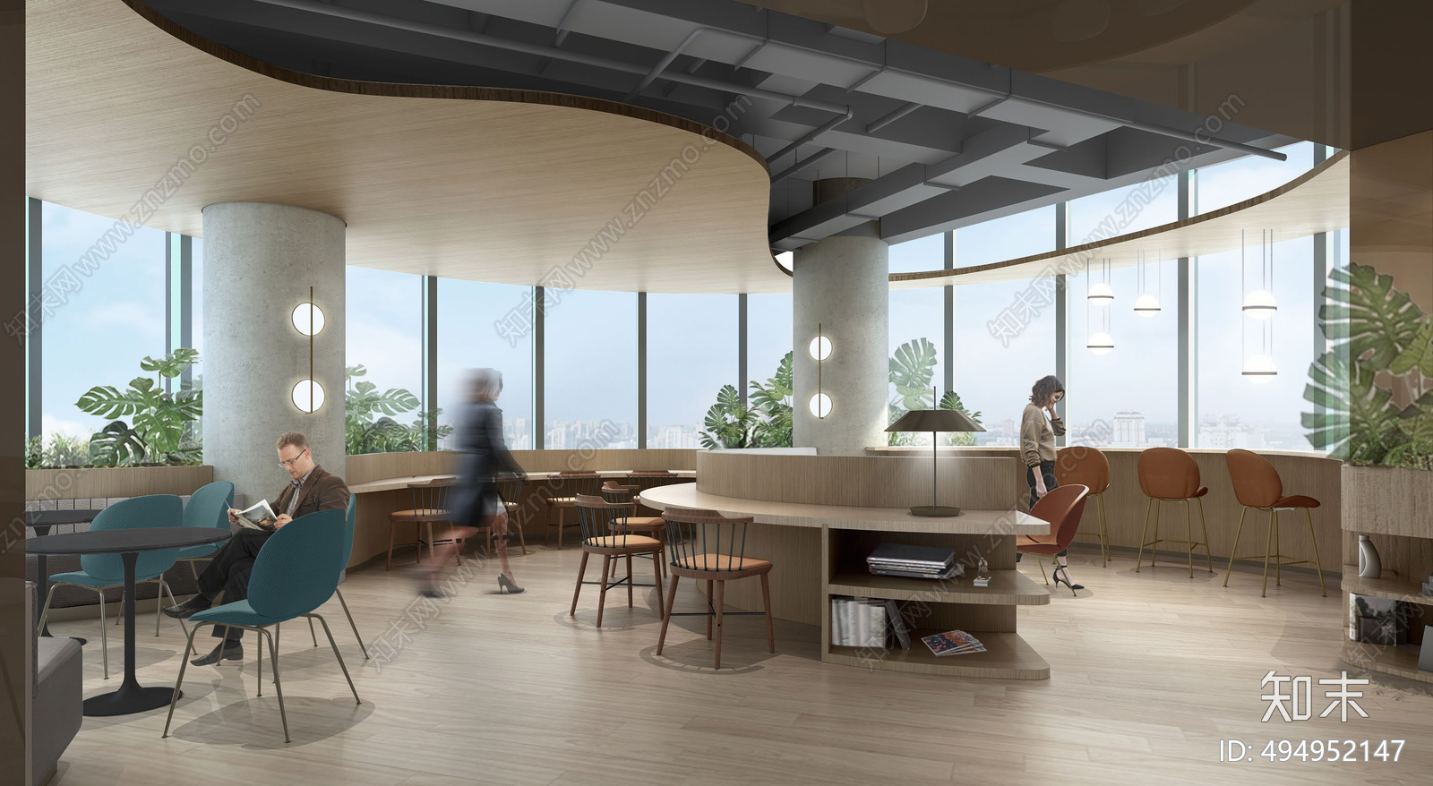 办公室cad施工图下载【ID:494952147】