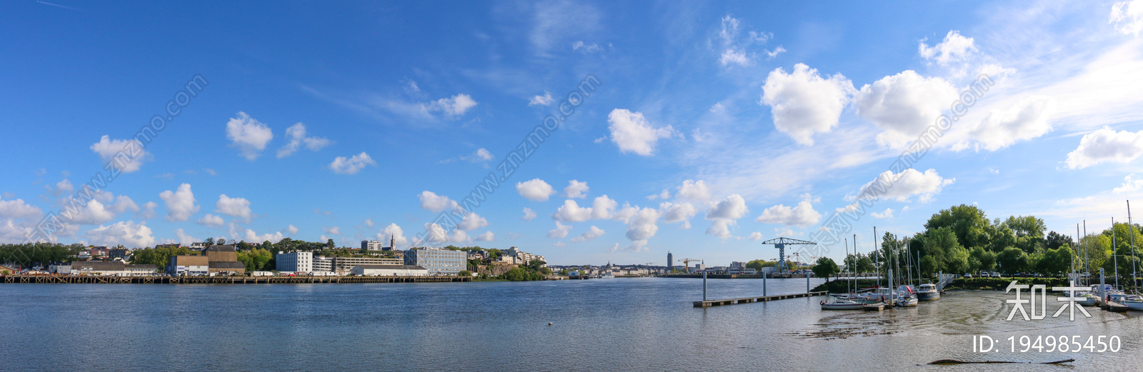 海濱城市外景圖貼圖下載