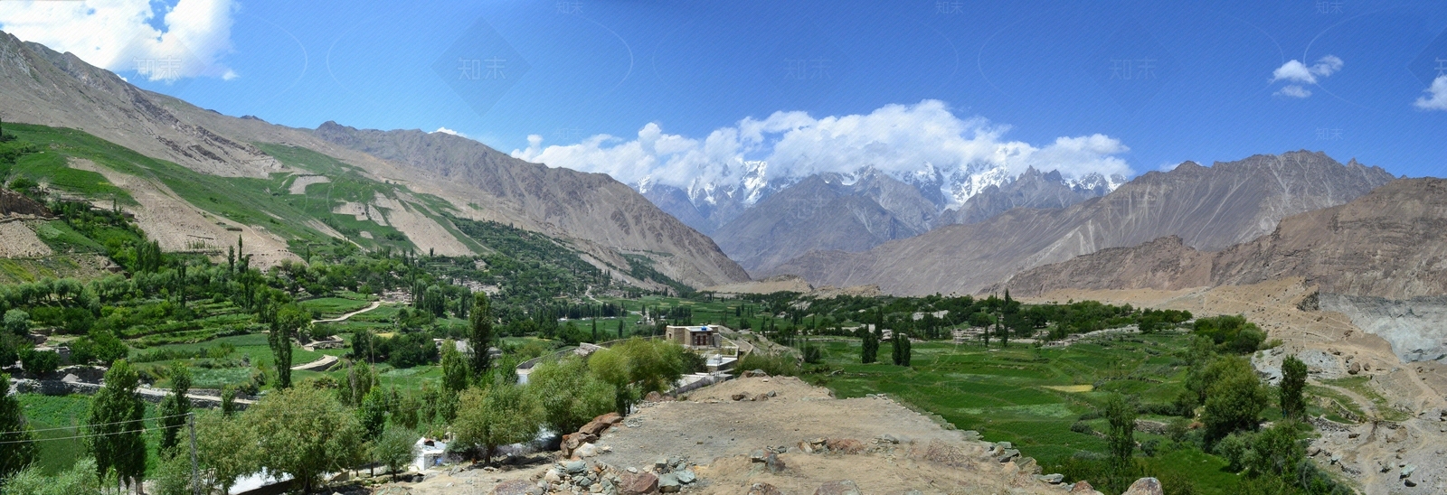 山区森林晴天外景图贴图下载