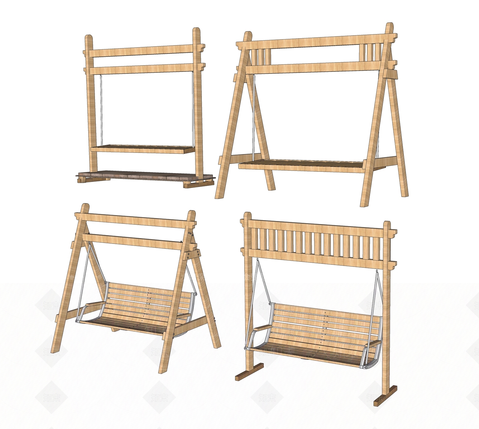 北欧吊椅SU模型下载【ID:394989311】