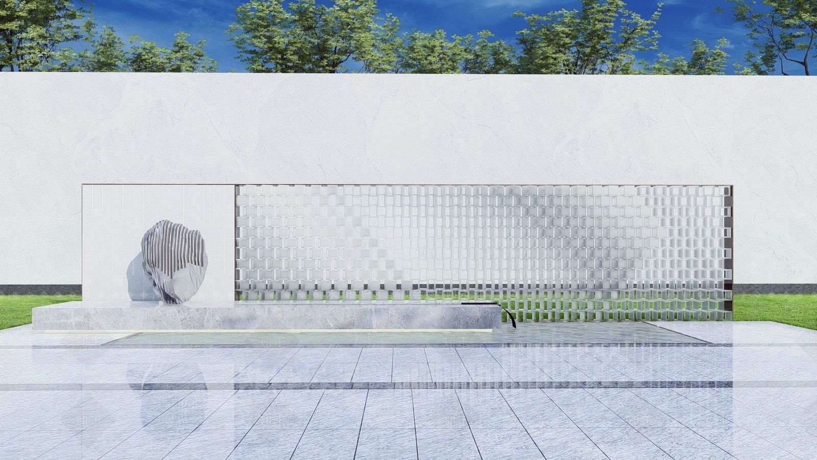 景墙SU模型精品下载_SketchUp模型_知末网