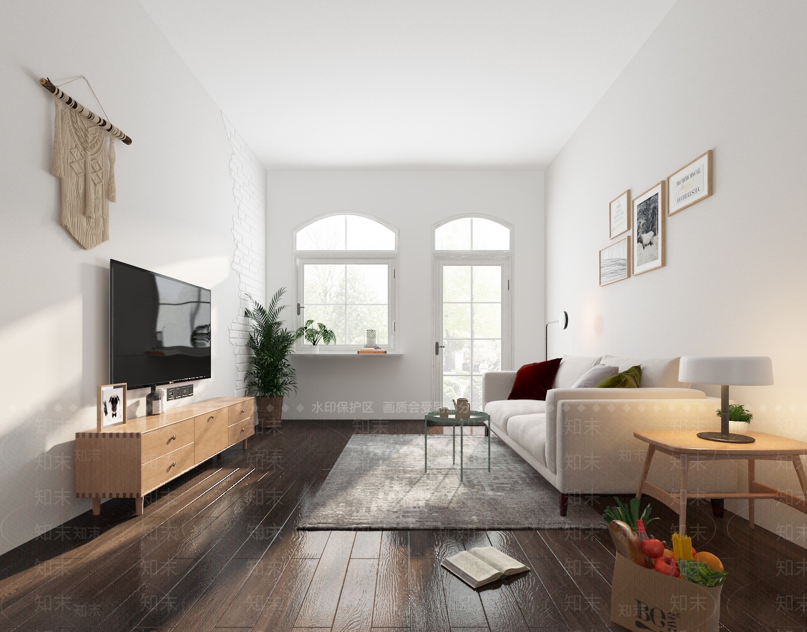 北欧单身公寓3D模型下载【ID:995064797】