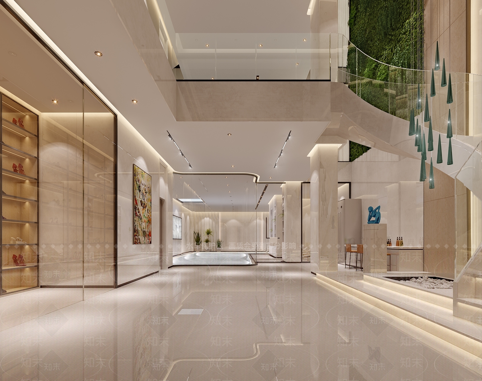 现代家居健身房3D模型下载【ID:695082447】