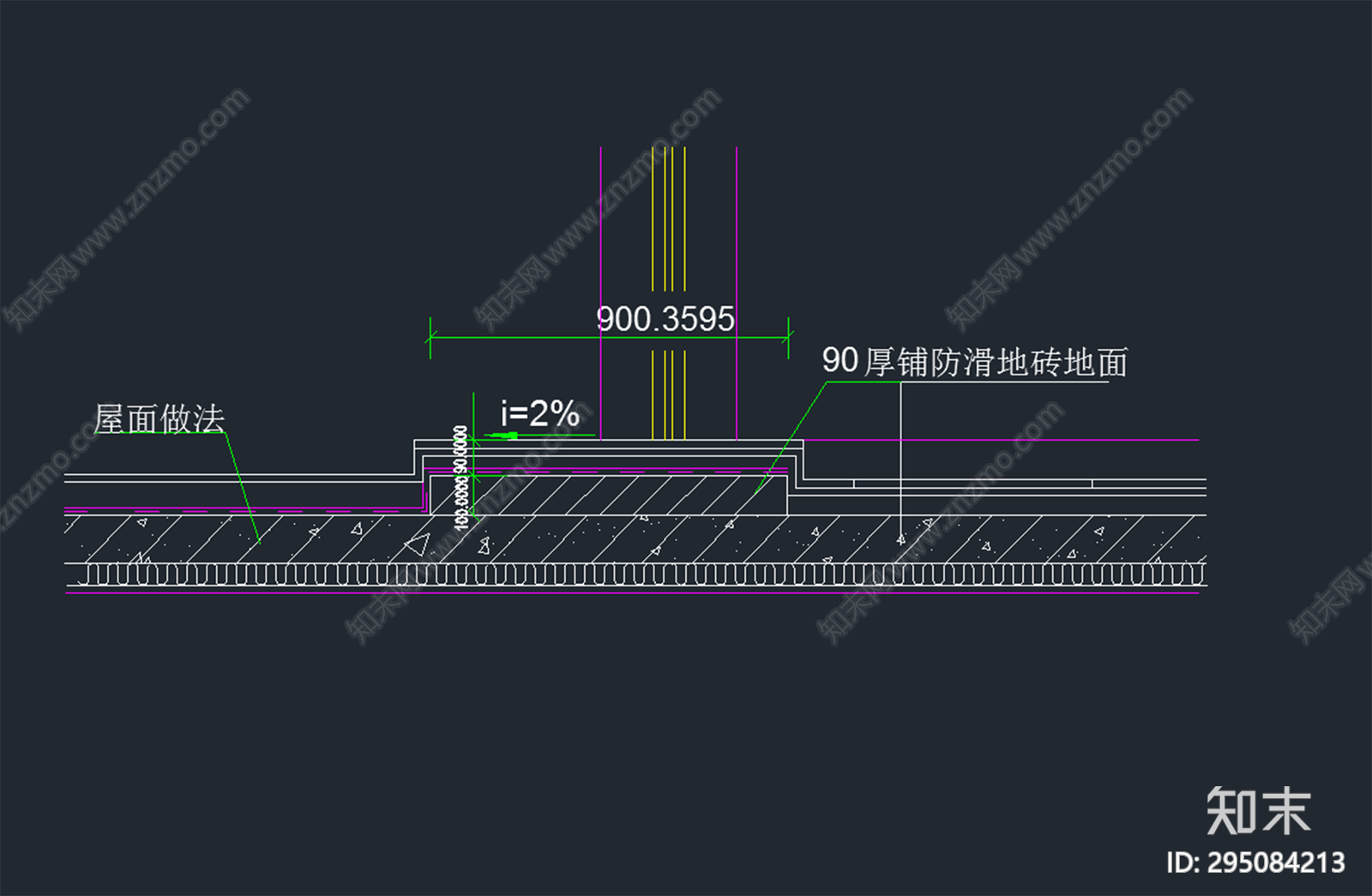 檐口cad施工图下载【ID:295084213】