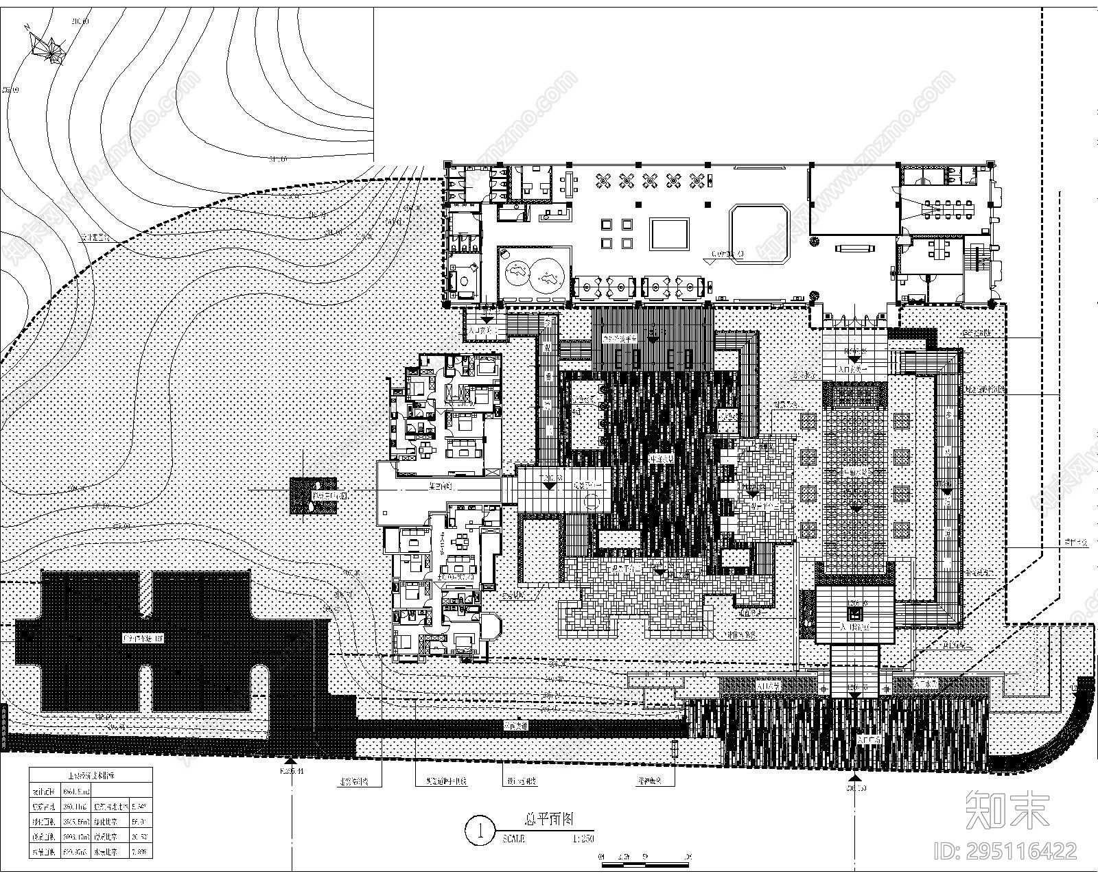 居住区景观cad施工图下载【ID:295116422】