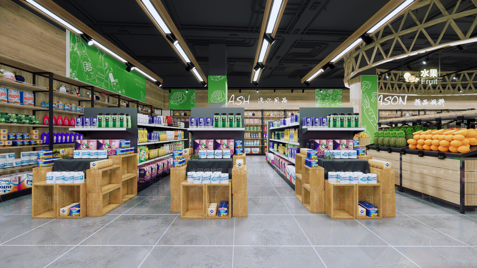 工业风超市SU模型下载【ID:895128301】