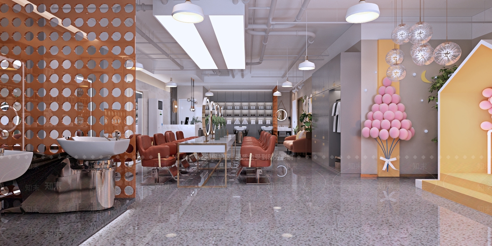 北欧理发店3D模型下载【ID:995135596】