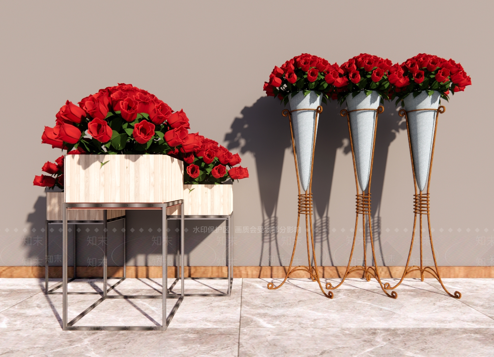 欧式花架SU模型下载【ID:195155575】