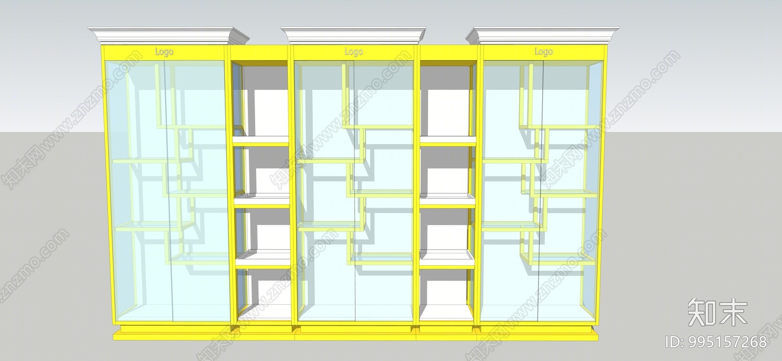 现代展柜SU模型下载【ID:995157268】