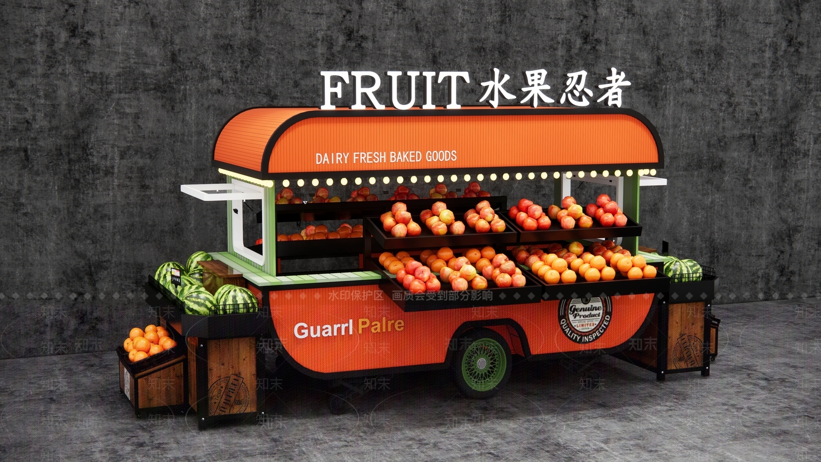 现代售货车SU模型下载【ID:795163460】
