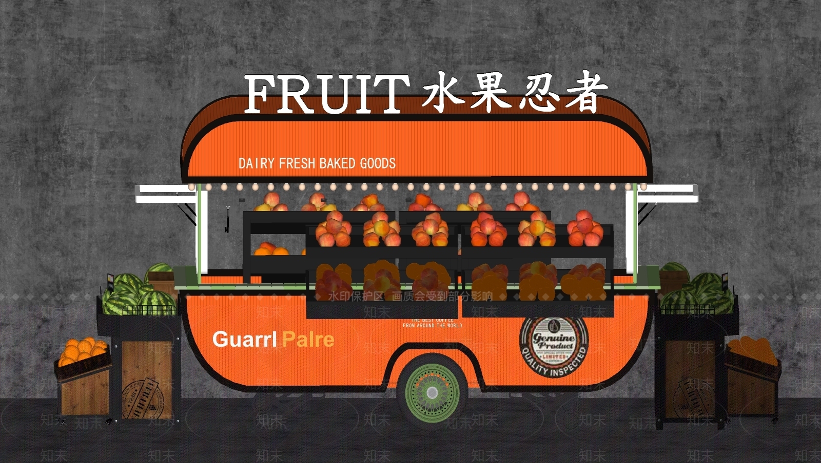 现代售货车SU模型下载【ID:795163460】