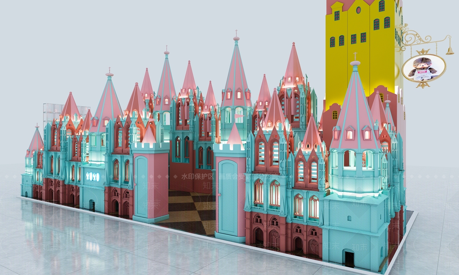 现代玩具礼品店3D模型下载【ID:695179914】