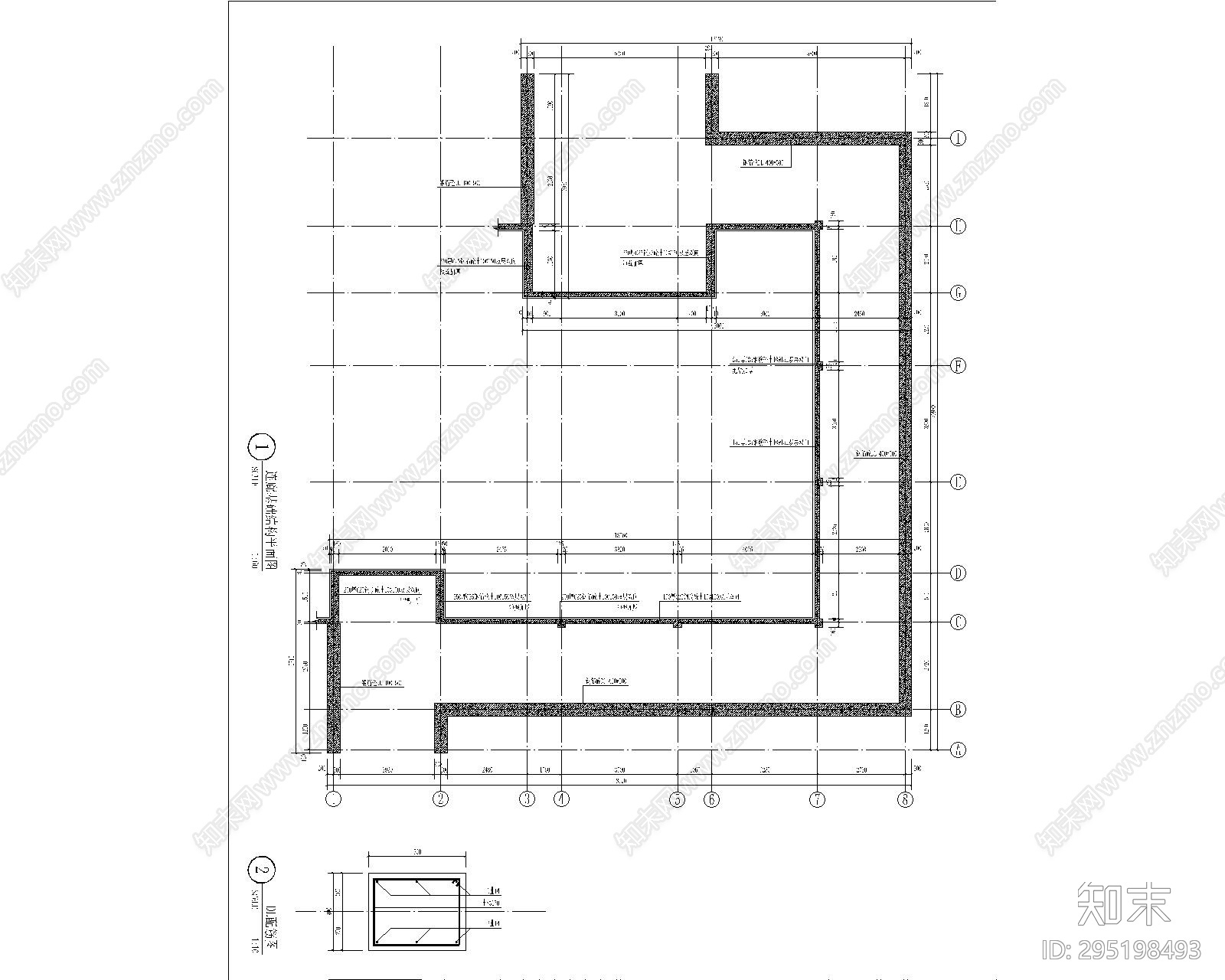 廊架cad施工图下载【ID:295198493】