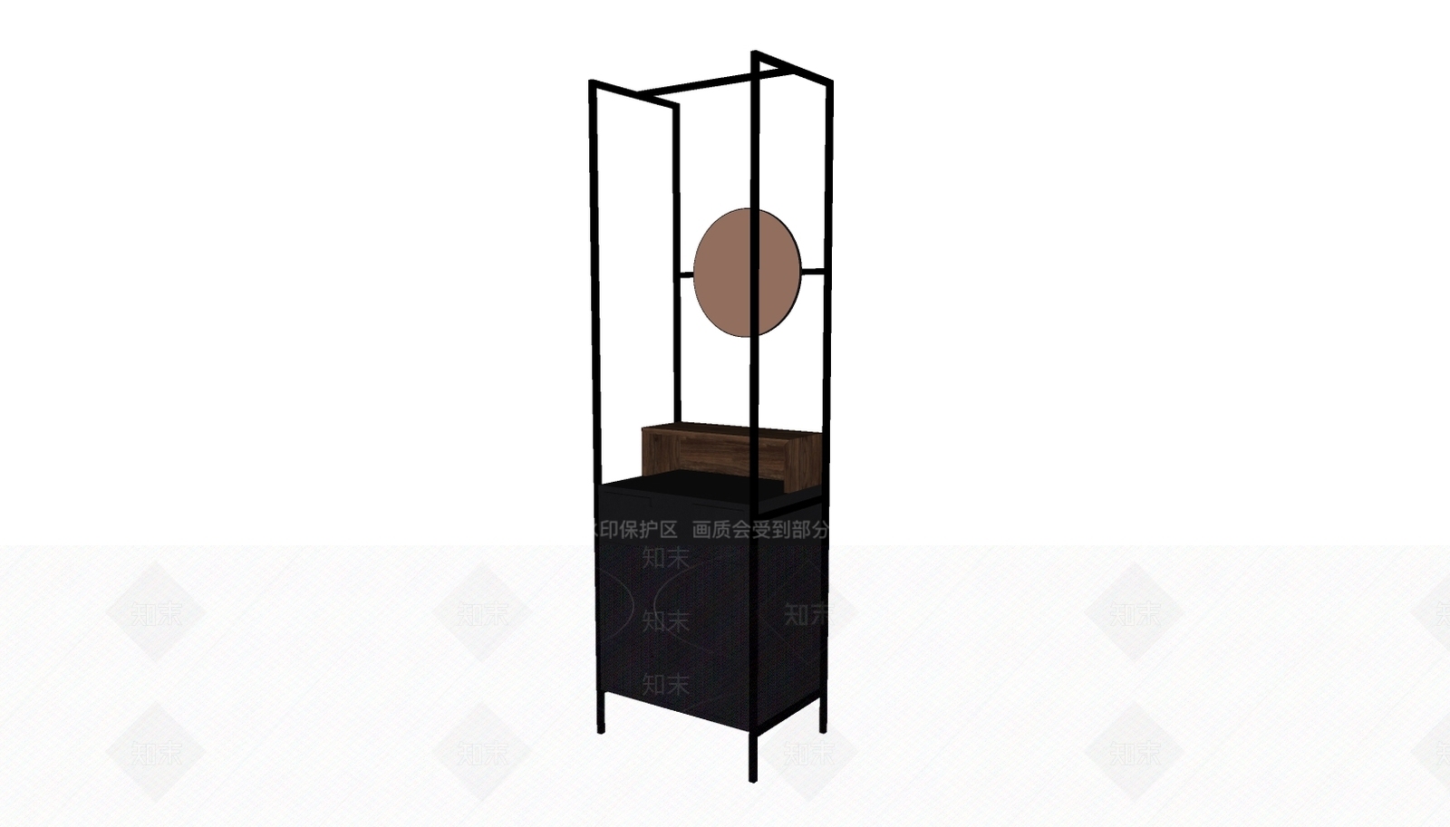 工业展示架SU模型下载【ID:295220551】