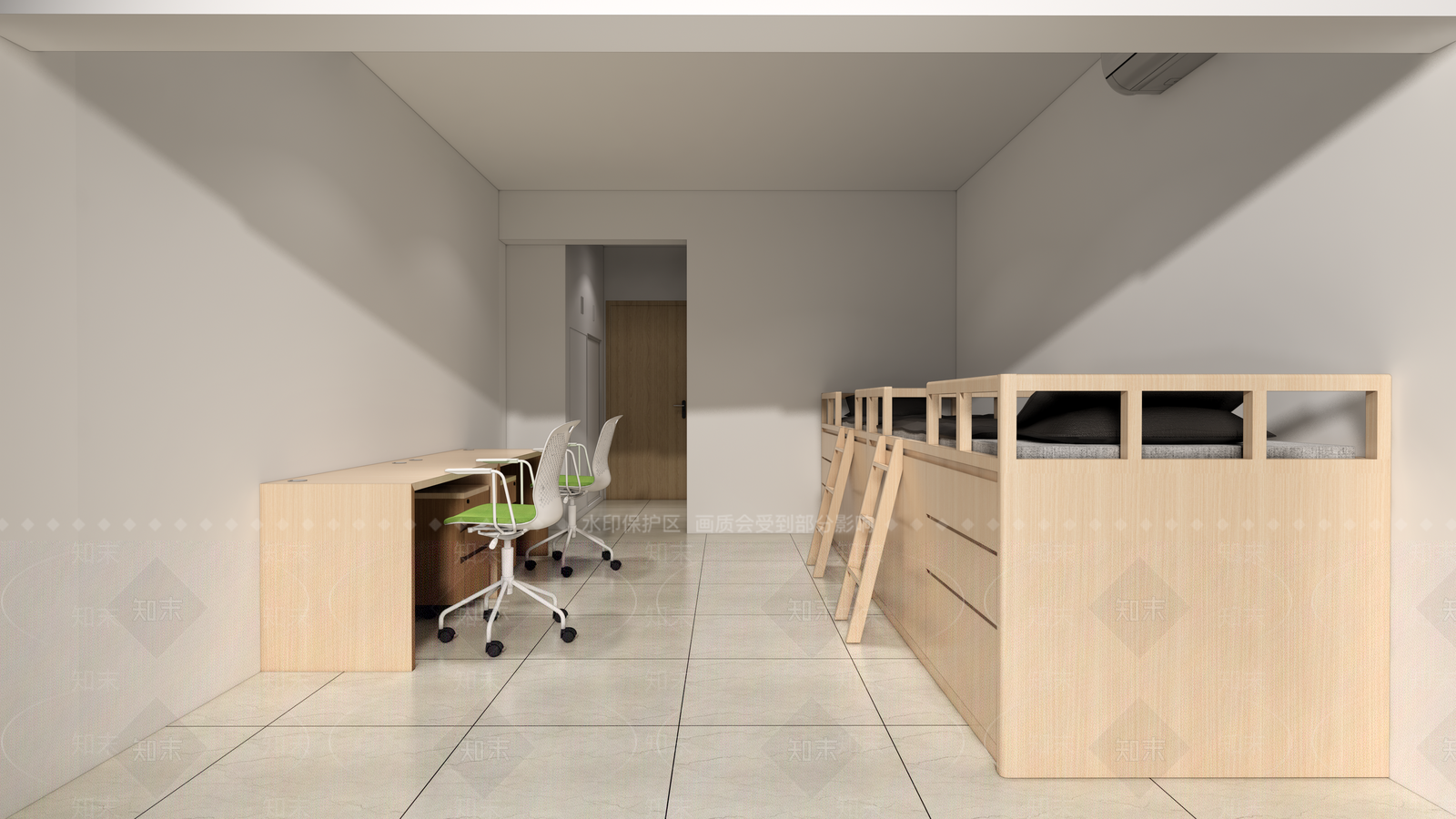 现代床具SU模型下载【ID:995221656】