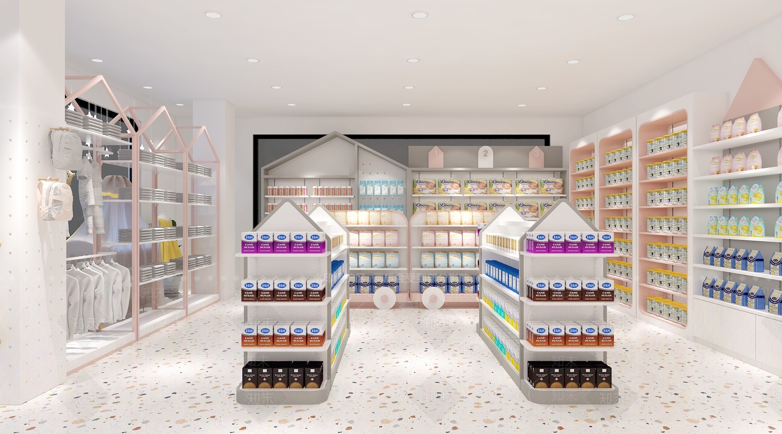 现代母婴店3D模型下载【ID:395269478】