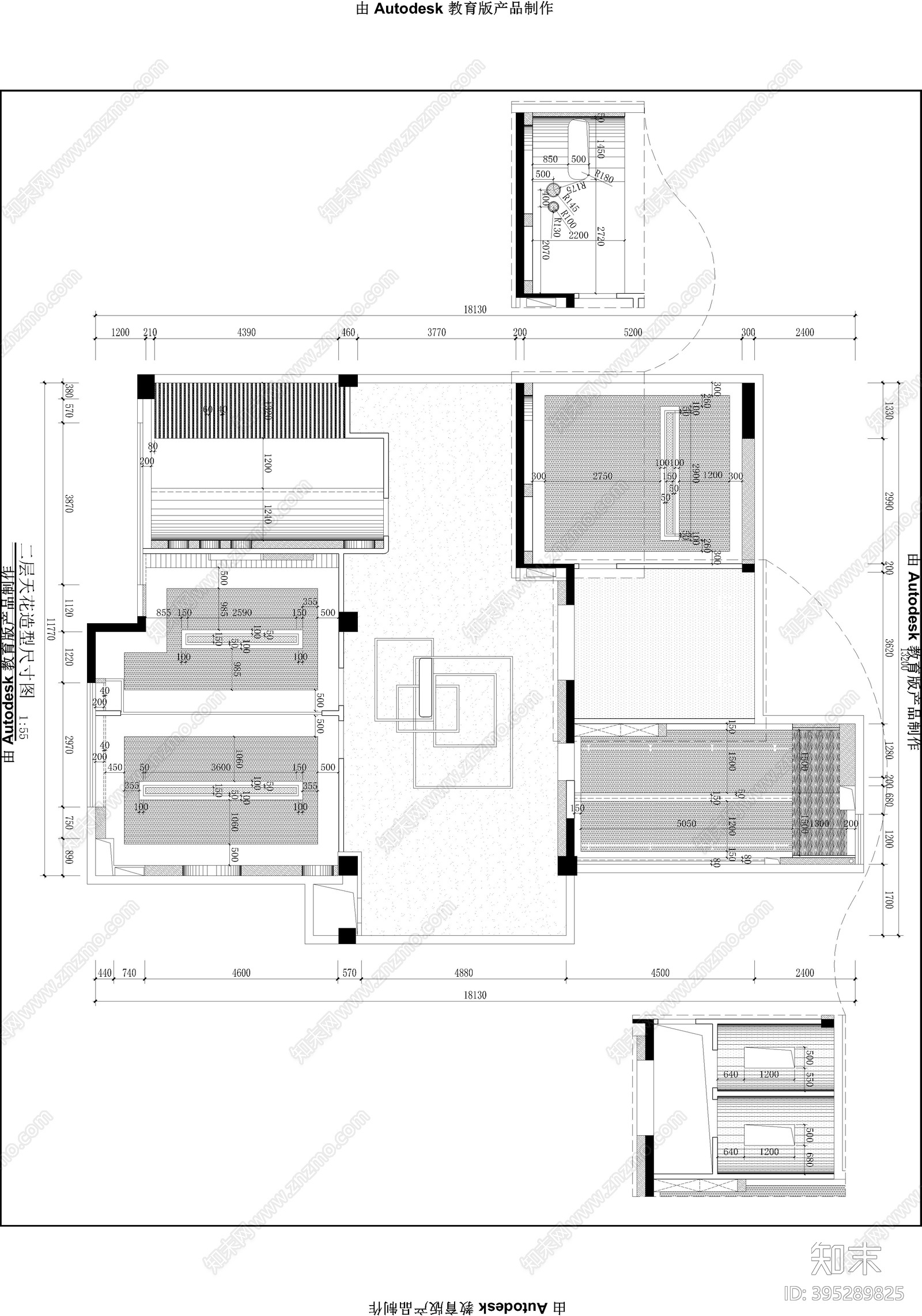 现代美术培训中心cad施工图下载【ID:395289827】